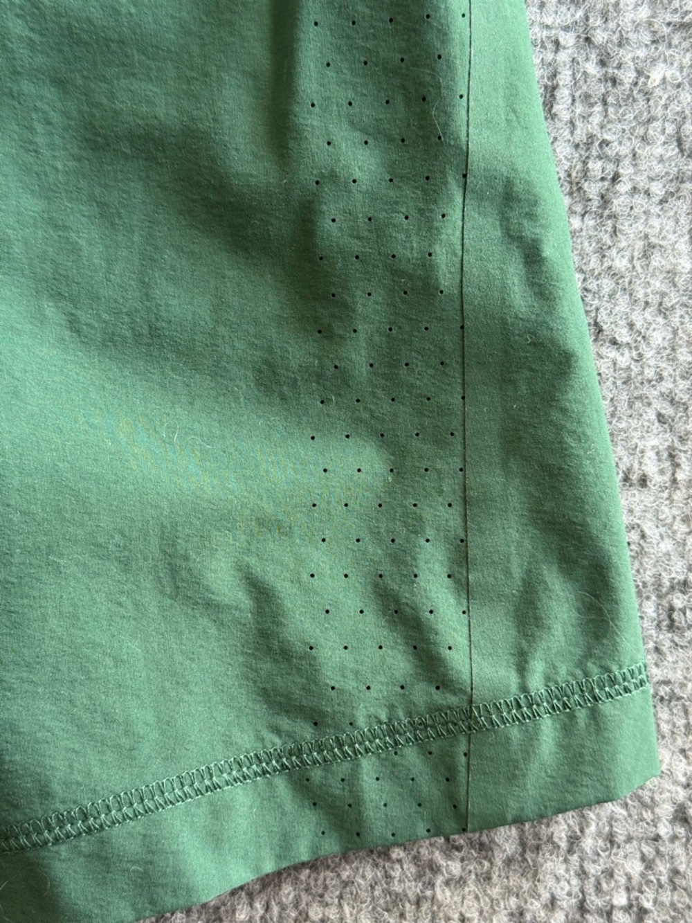 Mack Weldon Stretch Active Mens Shorts Hunter Green Zip POckets SMALL - Picture 7 of 11